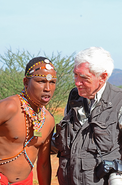 Larry Martin and Samaburu Guide